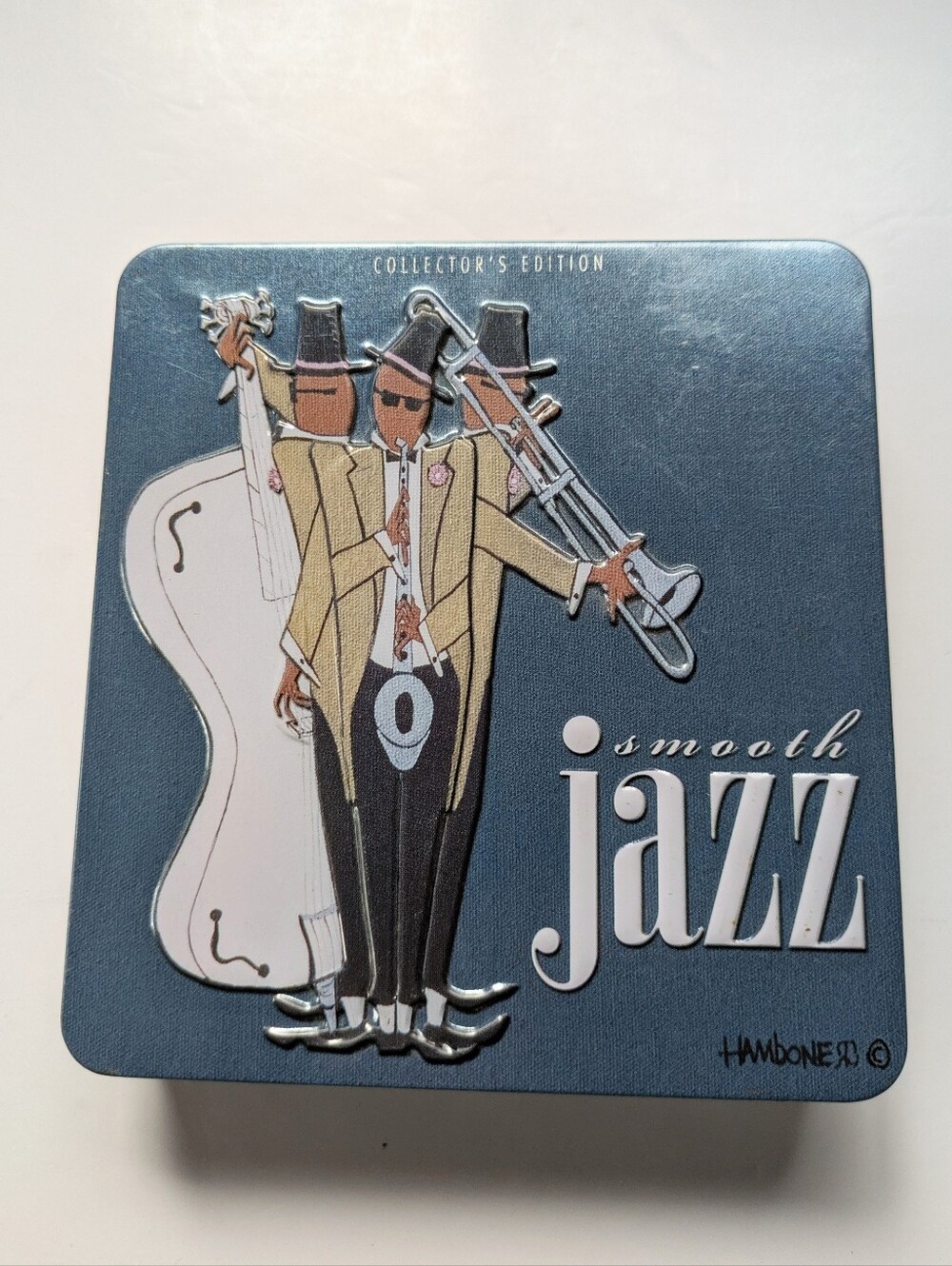 Smooth Jazz 3 CD Set Includes 6 Hambone Art Cards Metal Case Music